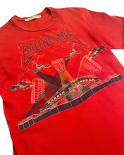 Load image into Gallery viewer, Balenciaga FW2005 Red "Metallica" Tee - Size XS