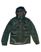 Load image into Gallery viewer, Junya Watanabe AD2015 Linen Cargo Pocket Field Jacket in Green - Size S