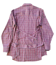 Load image into Gallery viewer, Raf Simons AW2003 Oversized Bondage Strapped Shirt with Buttoned Sides - Size 48