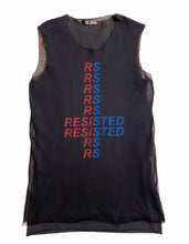 Load image into Gallery viewer, Raf Simons SS2003 Consumed "Resisted" Double-Layer Top with Mesh Overlay - Size 48