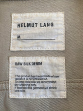 Load image into Gallery viewer, (INQUIRE) Helmut Lang Raw Silk One-Pocket Denim Jacket - Size 48