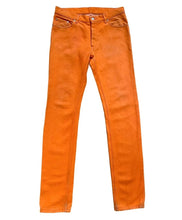 Load image into Gallery viewer, Helmut Lang SS2000 Safety Orange Raw Denim - Size 31