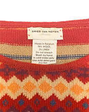 Load image into Gallery viewer, Dries Van Noten Multicolor Wool Striped Knit Sweater - Size M
