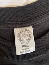 Load image into Gallery viewer, Chrome Hearts Horseshoe Logo Cross Pocket Tee - Size S