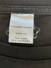 Load image into Gallery viewer, Number Nine SS2001 “School of Visual Comedy” 1/2 Sleeve Skull Tee - Size 3