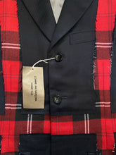 Load image into Gallery viewer, *BNWT* Comme des Garcons Homme Plus AW2008 Jamie Reid "Lies Lies Lies" Reconstructed Patchwork Blazer - Size S