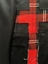 Load image into Gallery viewer, *BNWT* Comme des Garcons Homme Plus AW2008 Jamie Reid "Lies Lies Lies" Reconstructed Patchwork Blazer - Size S