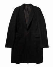 Load image into Gallery viewer, Comme des Garcons Homme Plus AW2006 Raw Hem Teddy Boy Drape Coat - Size S
