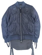 Load image into Gallery viewer, Helmut Lang AW2003 Bondage Strap Four Pocket MA-1 Bomber in Navy - Size 38