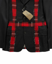 Load image into Gallery viewer, *BNWT* Comme des Garcons Homme Plus AW2008 Jamie Reid "Lies Lies Lies" Reconstructed Patchwork Blazer - Size S