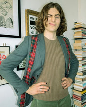 Load image into Gallery viewer, *BNWT* Comme des Garcons Homme Plus AW2008 Jamie Reid "Lies Lies Lies" Reconstructed Patchwork Blazer - Size S