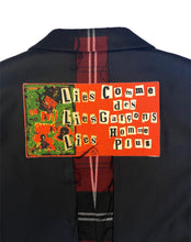 Load image into Gallery viewer, *BNWT* Comme des Garcons Homme Plus AW2008 Jamie Reid "Lies Lies Lies" Reconstructed Patchwork Blazer - Size S