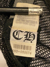 Load image into Gallery viewer, Chrome Hearts Vintage Black Hollywood "CH" Trucker Hat - Size O/S
