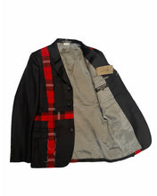 Load image into Gallery viewer, *BNWT* Comme des Garcons Homme Plus AW2008 Jamie Reid "Lies Lies Lies" Reconstructed Patchwork Blazer - Size S