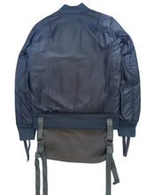 Load image into Gallery viewer, Helmut Lang AW2003 Bondage Strap Four Pocket MA-1 Bomber in Navy - Size 38
