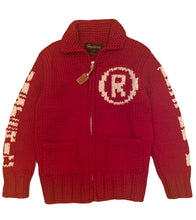 Load image into Gallery viewer, Hysteric Glamour "Red Devil" Blood Red Cowichan Knit Cardigan - Size O/S
