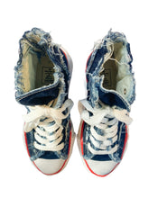 Load image into Gallery viewer, Mihara Yasuhiro x Nigel Cabourn SS20 Melted Converse High Top Shoes - Size 42