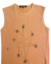 Load image into Gallery viewer, Raf Simons SS2004 "Spectrum" Natal Chart Sleeveless Top - Size 48