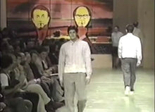 Load and play video in Gallery viewer, Comme des Garcons Homme Plus SS1994 - Reconstructed Ski-Print Silk Shirt
