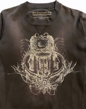 Load image into Gallery viewer, Balenciaga FW2011 Royal Crest Charcoal Crewneck - Size S
