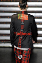Load image into Gallery viewer, *BNWT* Comme des Garcons Homme Plus AW2008 Jamie Reid &quot;Lies Lies Lies&quot; Reconstructed Patchwork Blazer - Size S

