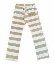 Load image into Gallery viewer, (INQUIRE) Helmut Lang SS1999 &quot;Prisoner&quot; Printed Stripe Jeans - Size 32
