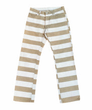 Load image into Gallery viewer, (INQUIRE) Helmut Lang SS1999 &quot;Prisoner&quot; Printed Stripe Jeans - Size 32

