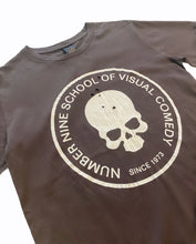 Load image into Gallery viewer, Number Nine &quot;School of Visual Comedy&quot; Skull Tee - Size 2
