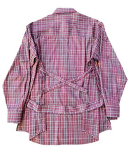 Load image into Gallery viewer, Raf Simons AW2003 Oversized Bondage Strapped Shirt with Buttoned Sides - Size 48
