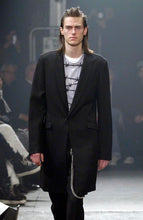 Load image into Gallery viewer, Comme des Garcons Homme Plus AW2006 Raw Hem Teddy Boy Drape Coat - Size S
