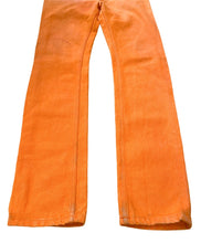 Load image into Gallery viewer, Helmut Lang SS2000 Safety Orange Raw Denim - Size 31
