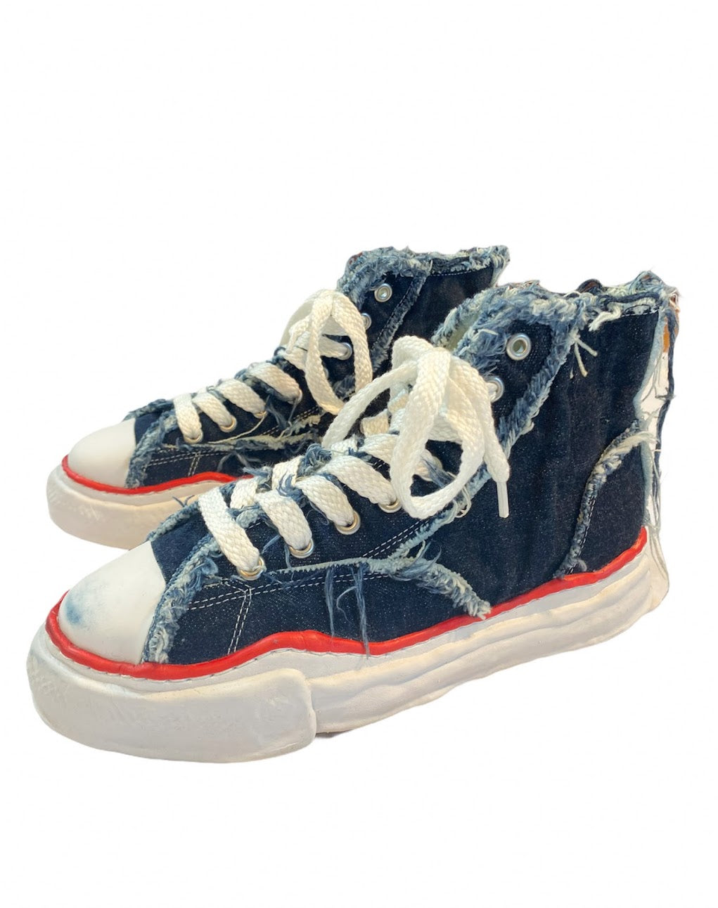Mihara Yasuhiro x Nigel Cabourn SS20 Melted Converse High Top Shoes - Size 42