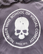 Load image into Gallery viewer, Number Nine &quot;School of Visual Comedy&quot; Skull Hoodie - Size 2
