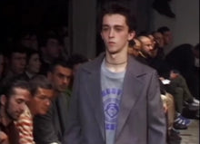Load image into Gallery viewer, Raf Simons AW1997 &quot;Youngsville University&quot; Raglan Short-Sleeve Crewneck - Size 48
